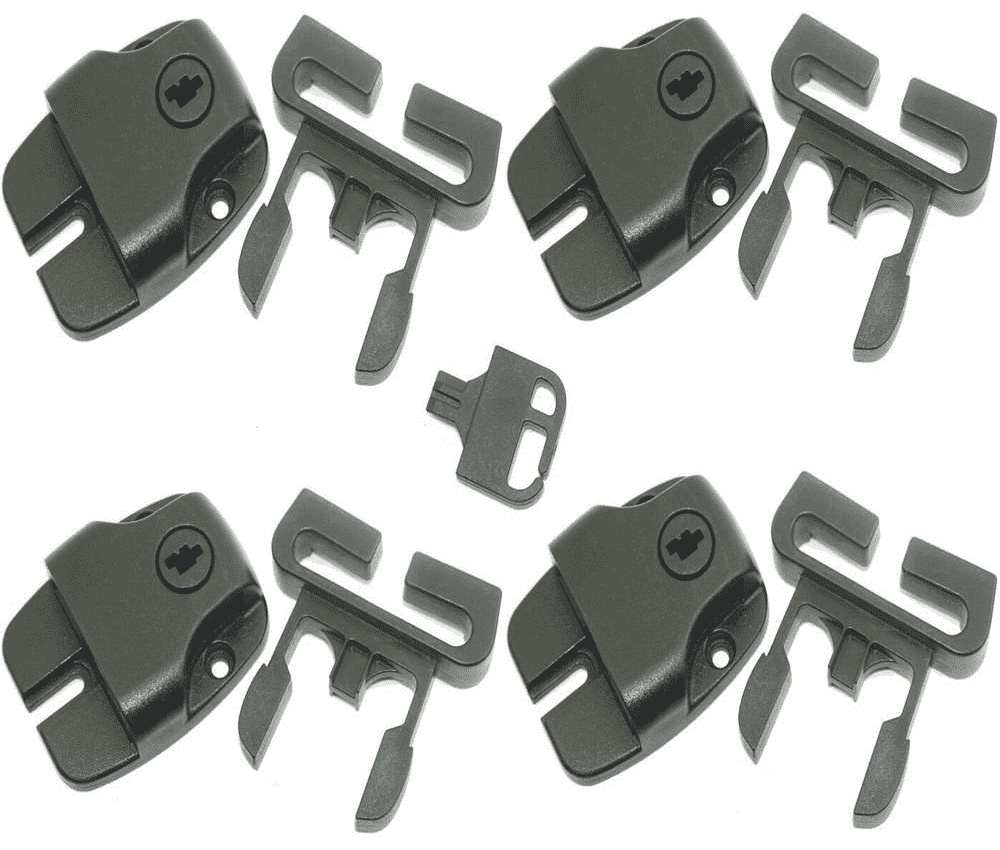 Clips med nyckel till Spalock, 4-pack